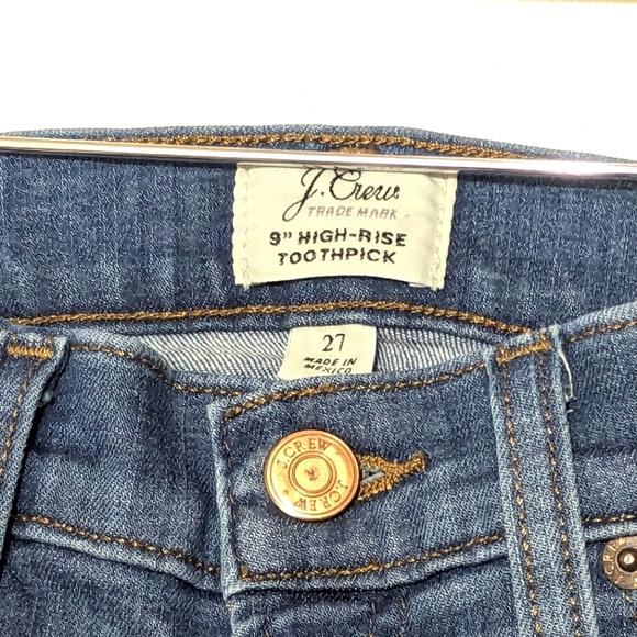 J.Crew | Toothpick Style | Skinny Jeans | Stretchy Soft | Casual | Bohemian |Y2K - Picture 6 of 10